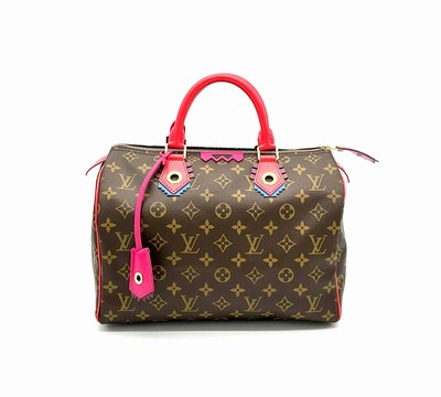 LOUIS VUITTON Speedy 30 Totem Flamingo